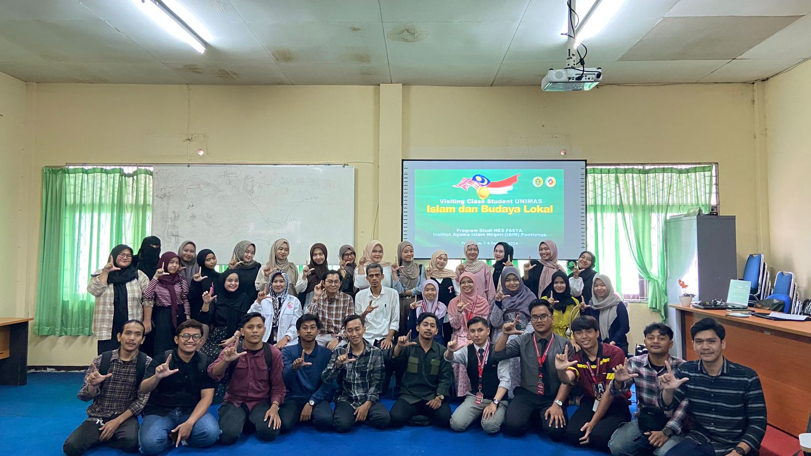 Prodi Hukum Ekonomi Syariah IAIN Pontianak Gelar Visiting Class Bersama Mahasiswa UNIMAS, Bahas Budaya Lokal Tayan Hilir